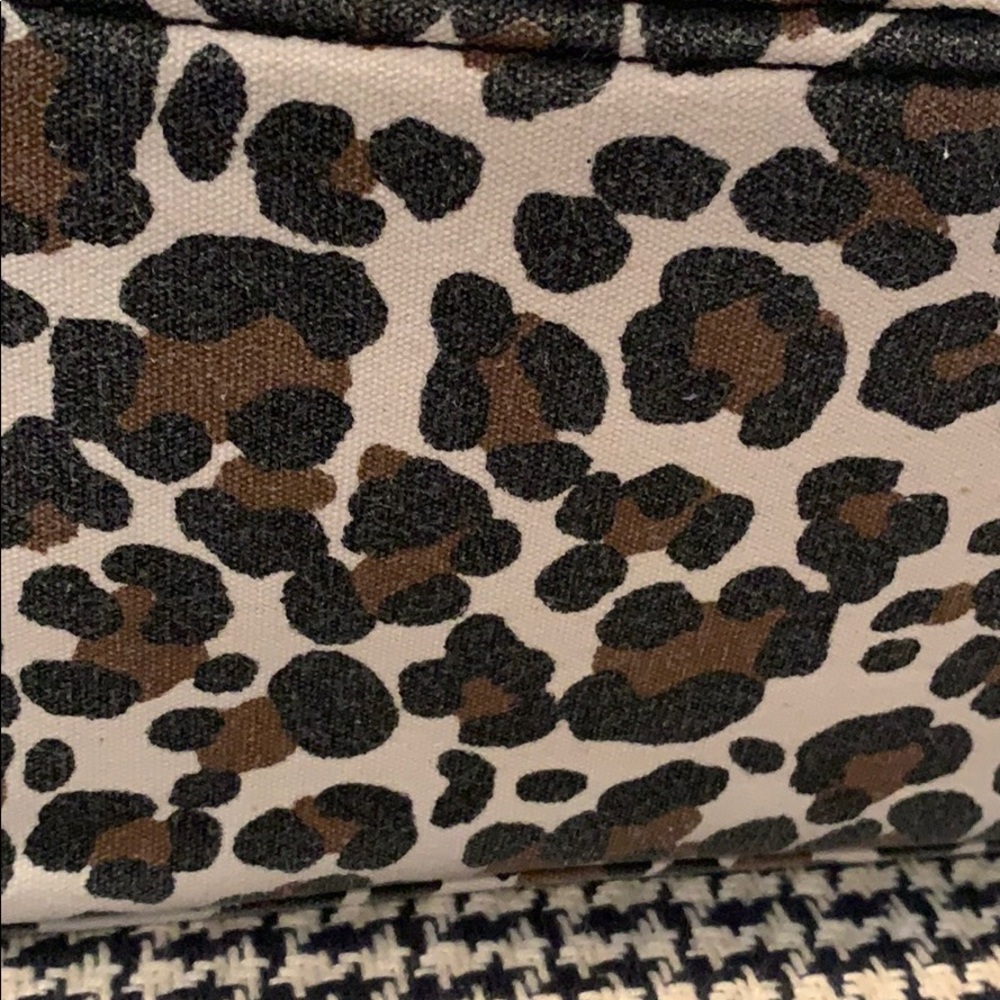 Leopard Print Makeup Train Case + Brush Case - image 3